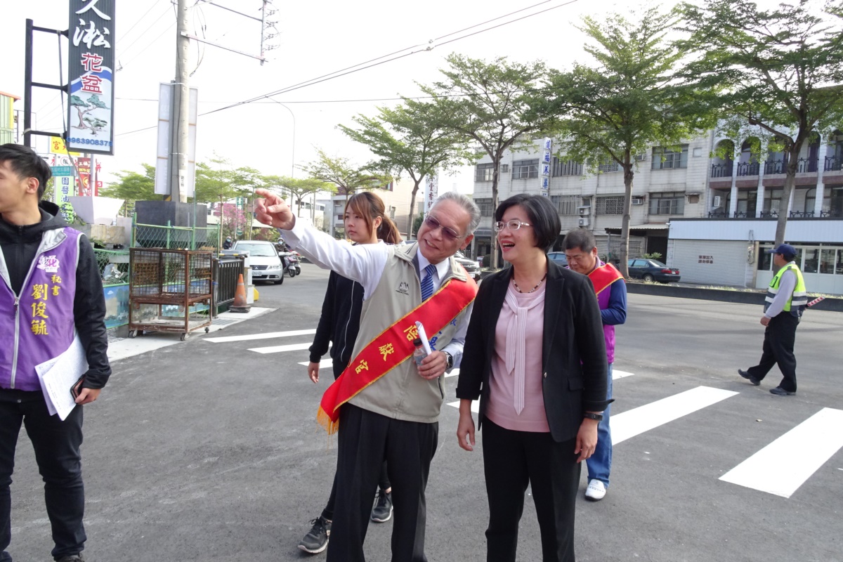 永靖鄉V-6道路(10米)開闢工程通車典禮通車儀式-縣長蒞臨指導