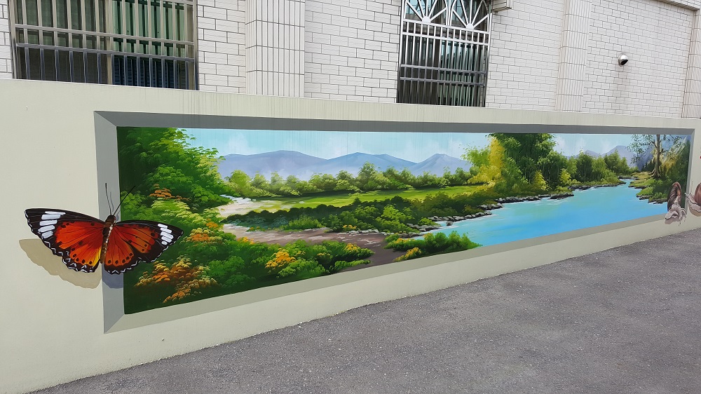各村鄰基礎建設—彩繪壁面彩繪-優美風景
