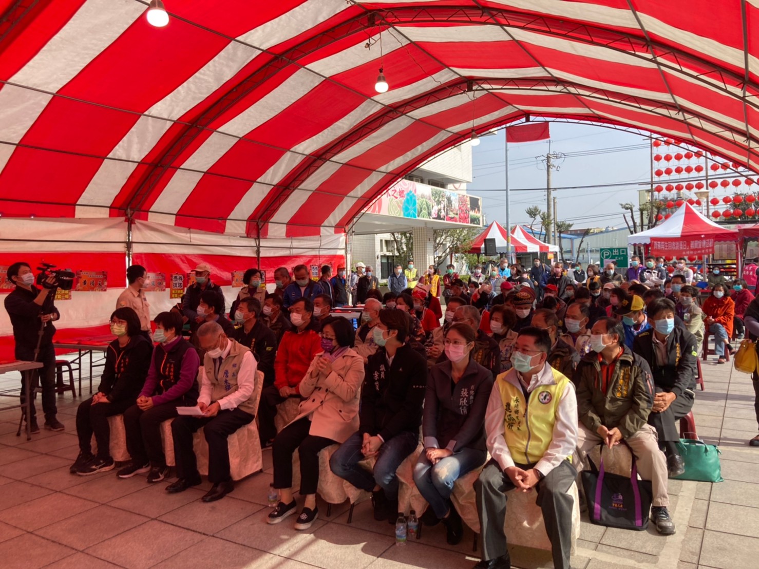 110年度永靖鄉新春揮毫贈春聯活動活動現場