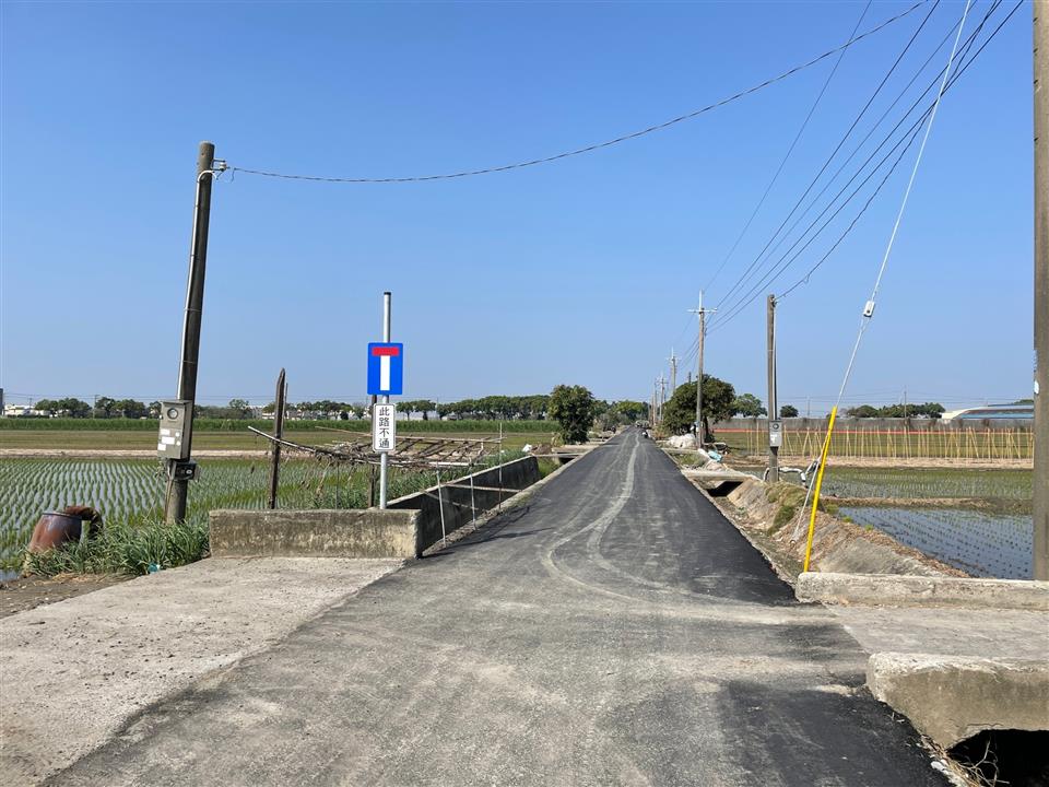 埤頭鄉陸嘉村中華路650巷道路改善工程施工後