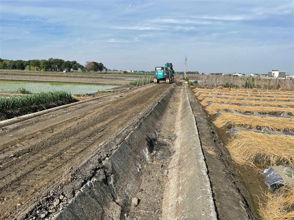 埤頭鄉陸嘉村中華路650巷道路改善工程施工中