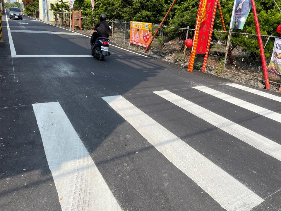 埤頭鄉埤頭村中南路道路改善工程施工後