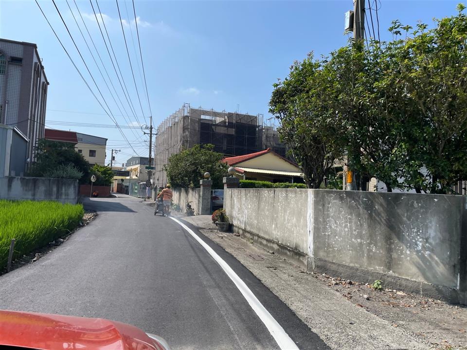 埤頭鄉平原路及達平宮前廣場鋪面改善工程施工後