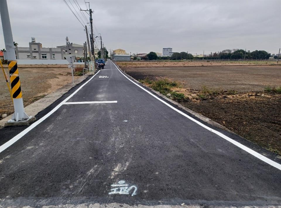 彰化縣埤頭鄉永豐及平原等村既有道路養護整建計畫施工後