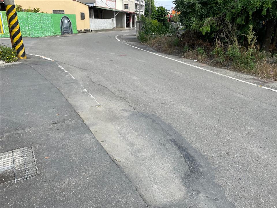 埤頭鄉陸嘉村中華路(彰184)等道路改善工程施工前