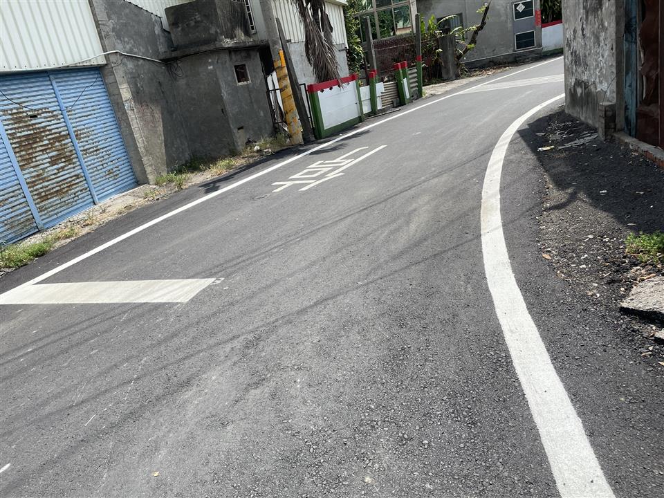 埤頭鄉中和、庄內村廟前路、彰水路一段298巷等路面改善工程彰水路一段298巷施工後