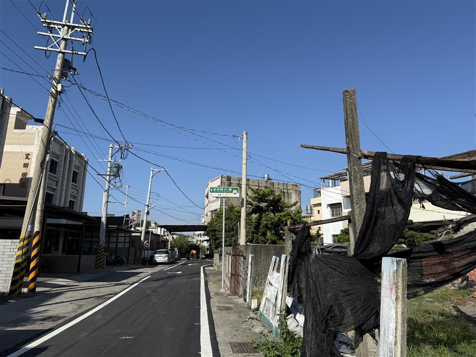 埤頭鄉芙朝村金安路、芙朝路410巷等路面改善工程金安路施工後