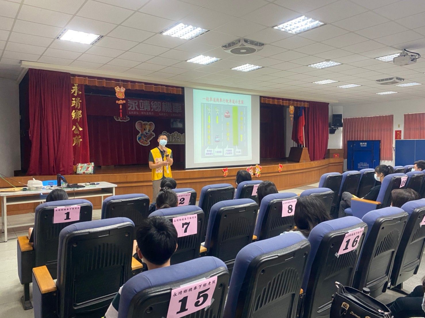 109年永靖鄉機車下鄉考照服務109年機車下鄉考照-安全講習
