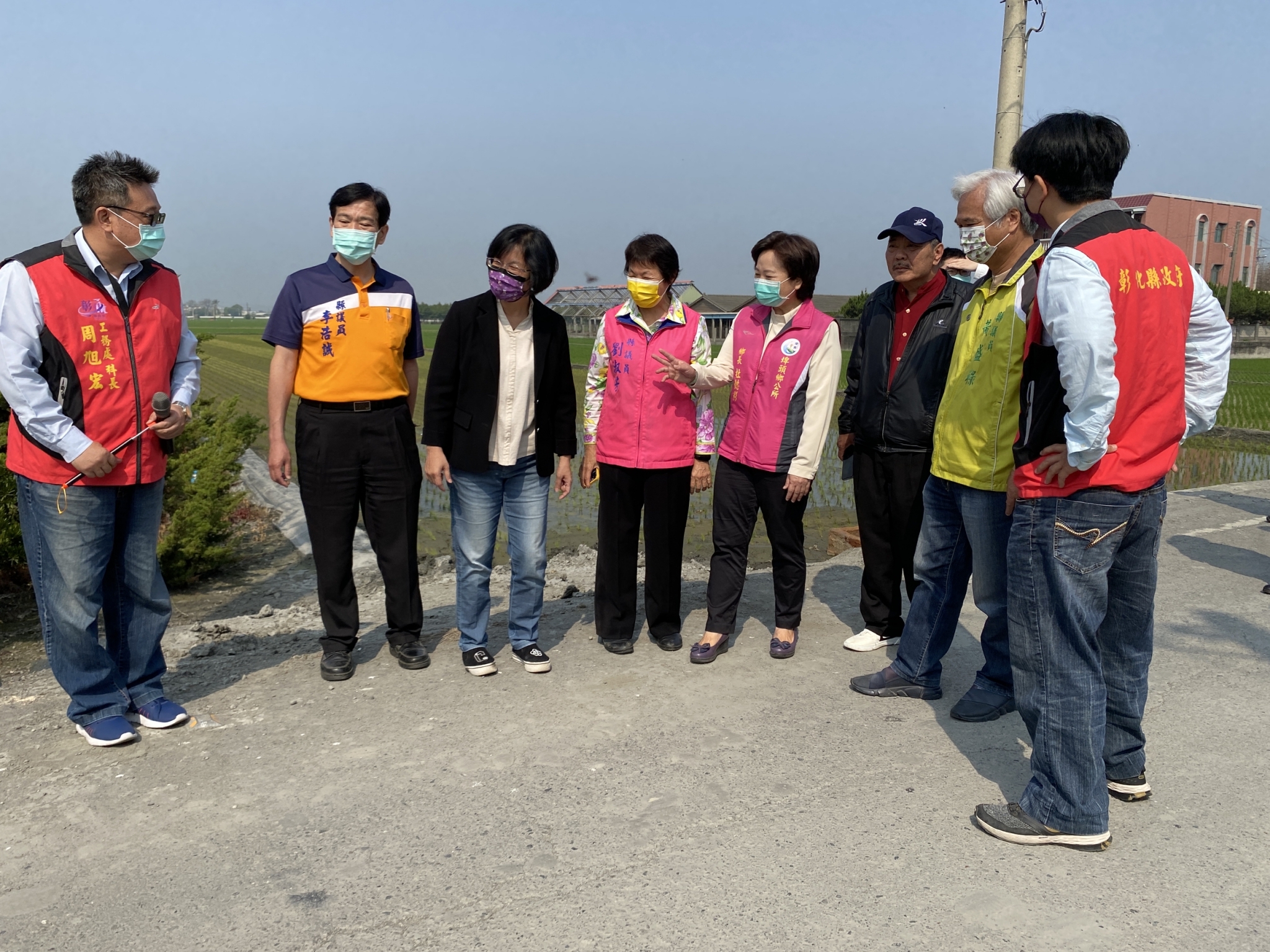 埤頭鄉芙朝路（彰187）道路改善工程現地簡報