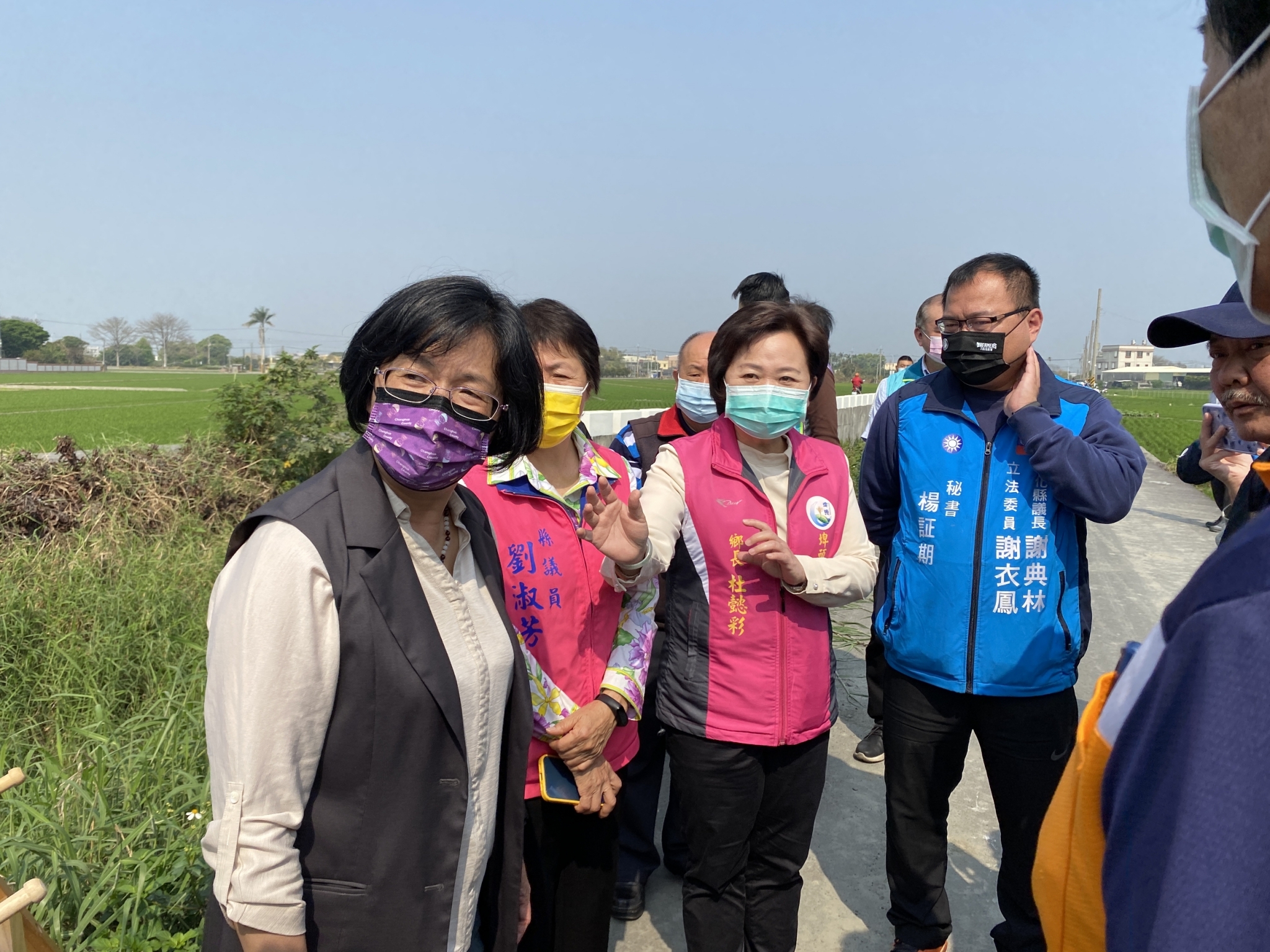 埤頭鄉萬興排水護岸工程現地會勘