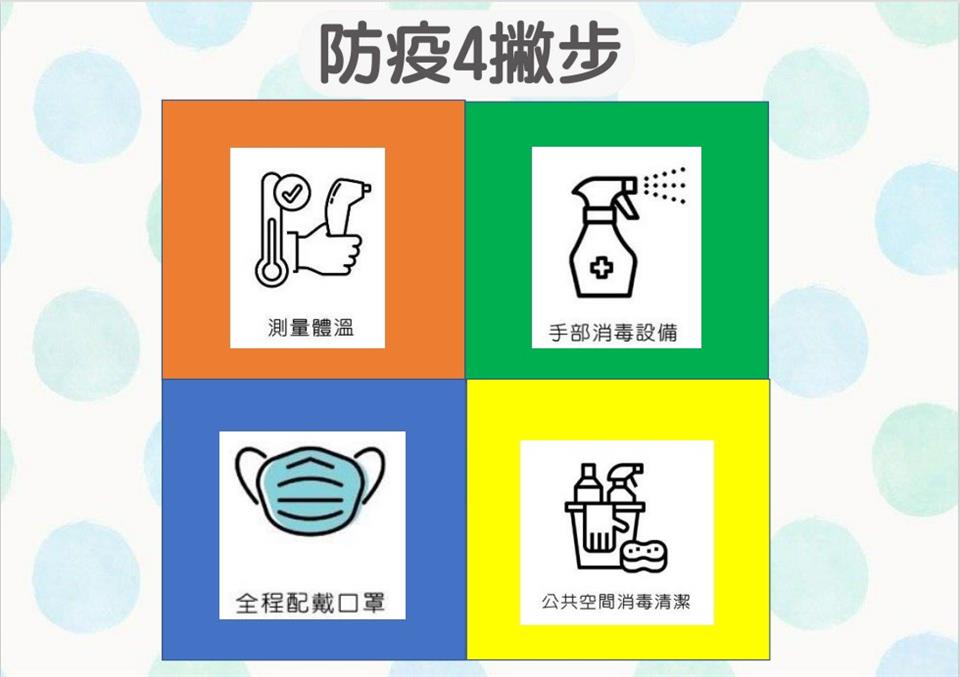防災宣導防疫4撇步