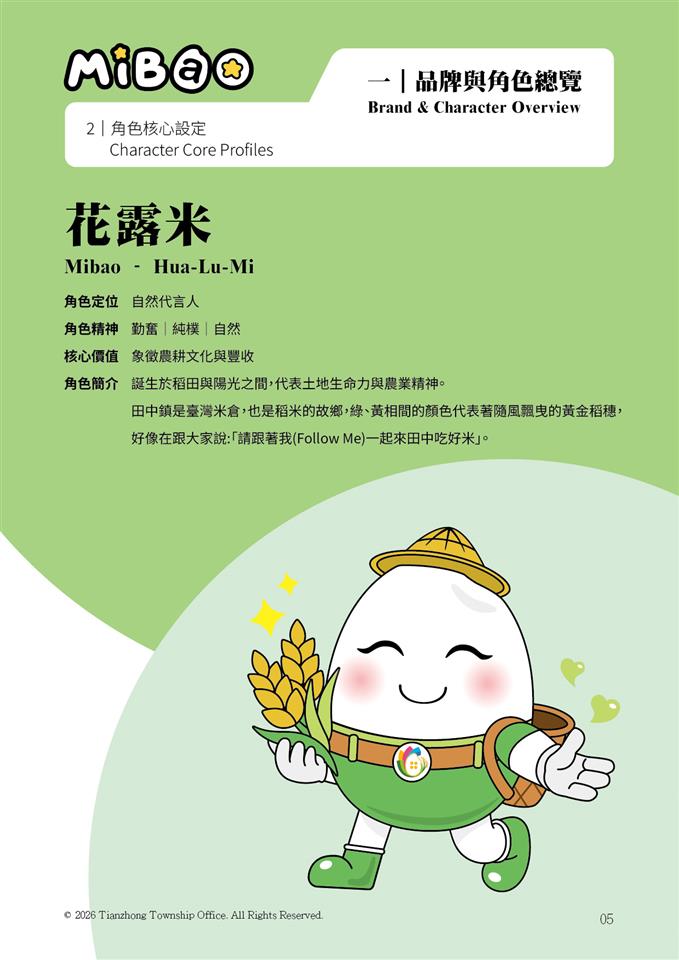 我們的吉祥物-米寶人偶花露米