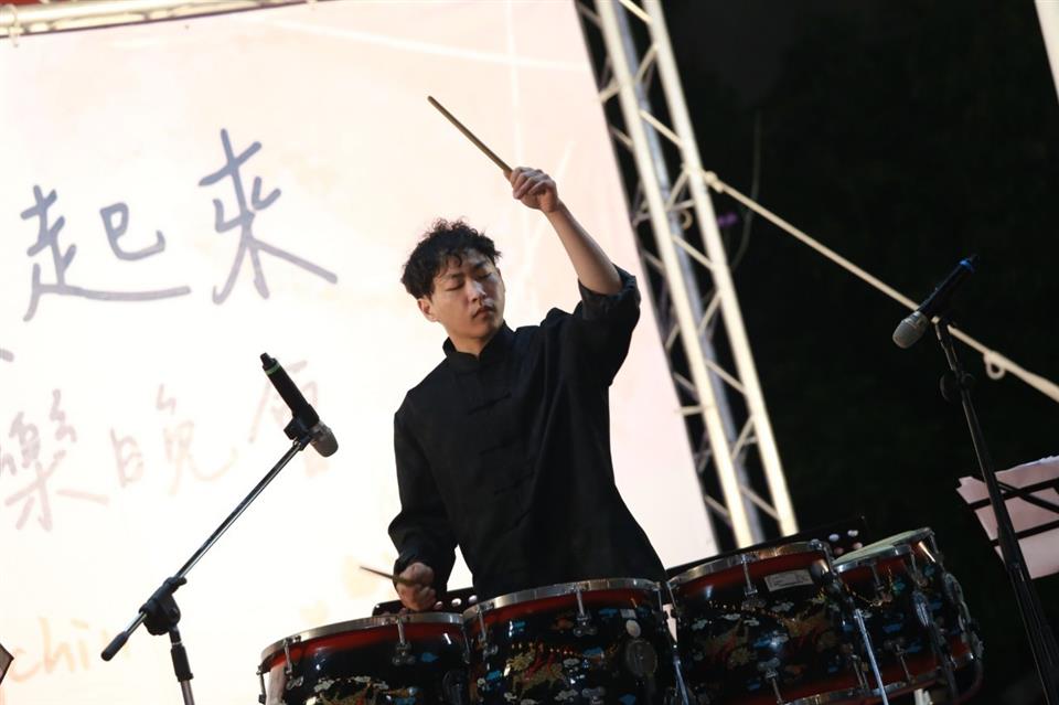 永靖情人節音樂晚會《愛，我們藝起來》活動花絮藝行人絲竹樂團-打擊樂表演