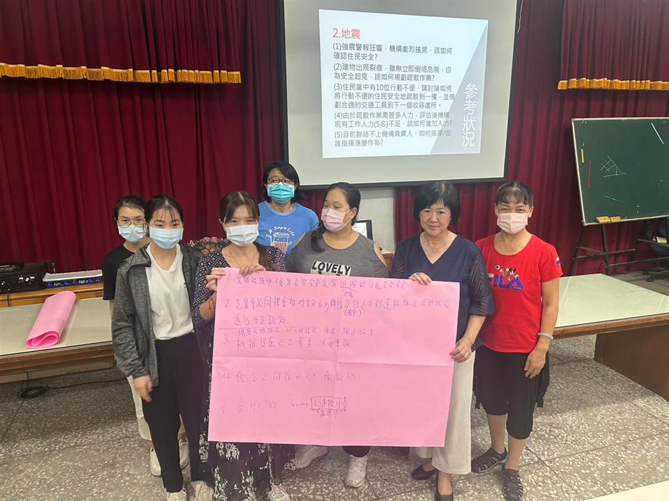 防災士專區112年防災士培訓活動照片