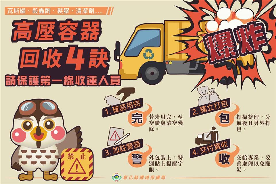 清潔隊高壓容器回收方式(彰化縣)