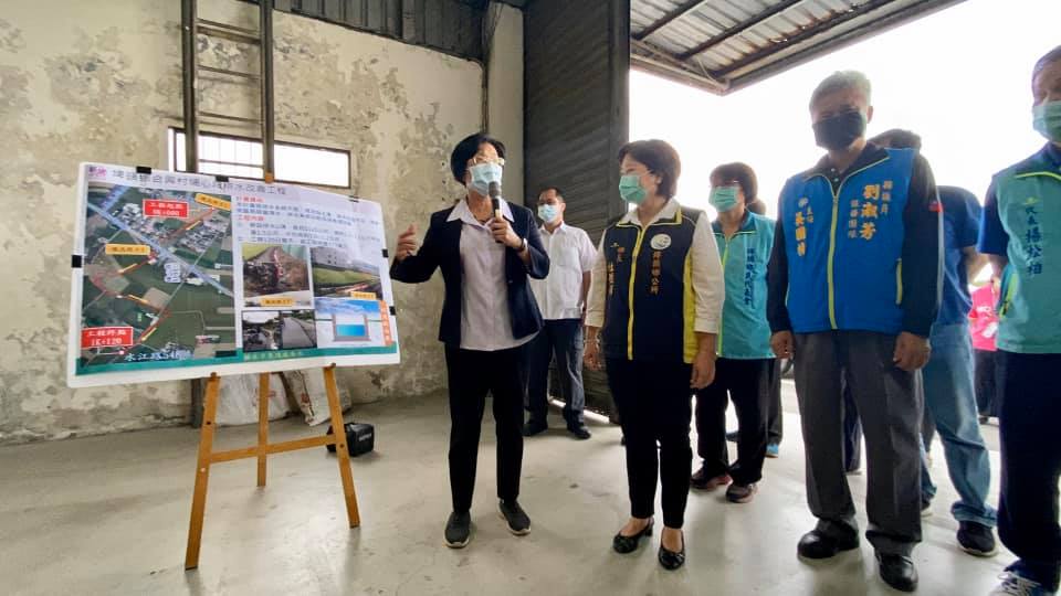 埤頭鄉合興村埔心段排水改善工程縣長、縣府水利資源處、李浩誠議員、楊松柏代表、陳亞楠代表、劉榕代表、合興村長杜崇維及本所建設課一同前往會勘。