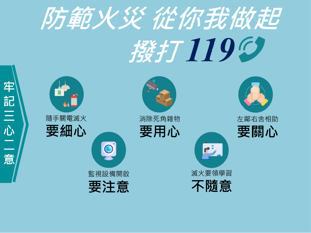 大村鄉災害防救專區防火宣導