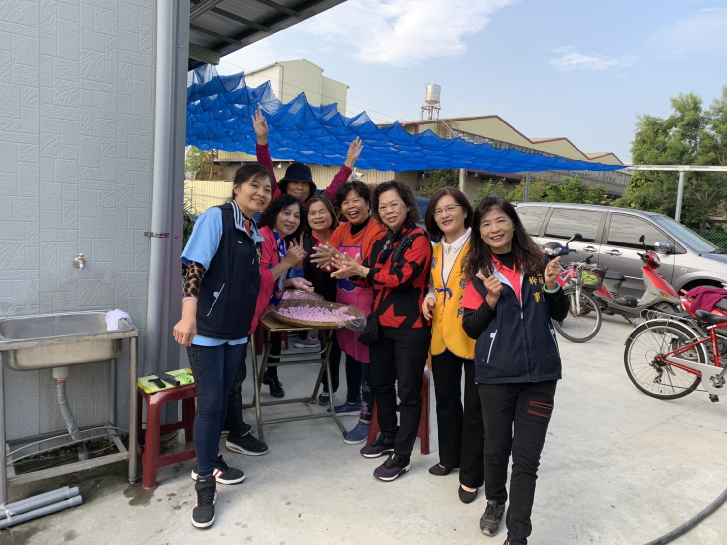 永靖鄉V-6道路(10米)開闢工程通車典禮通車儀式-社區五福社區媽媽共襄盛舉