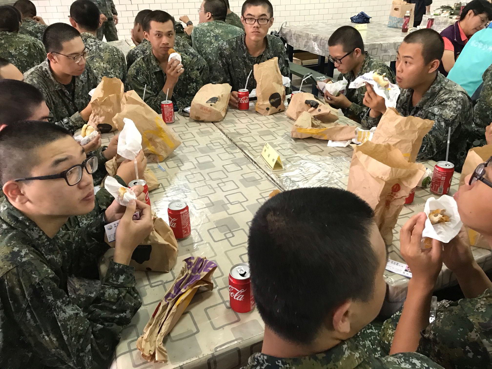 至嘉義精北、崎頂探視埤頭新入營的子弟兵陸軍090梯次探視埤頭鄉即將擔任保家衛國的子弟兵