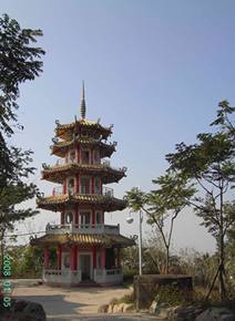 歷史沿革百果山風景之一