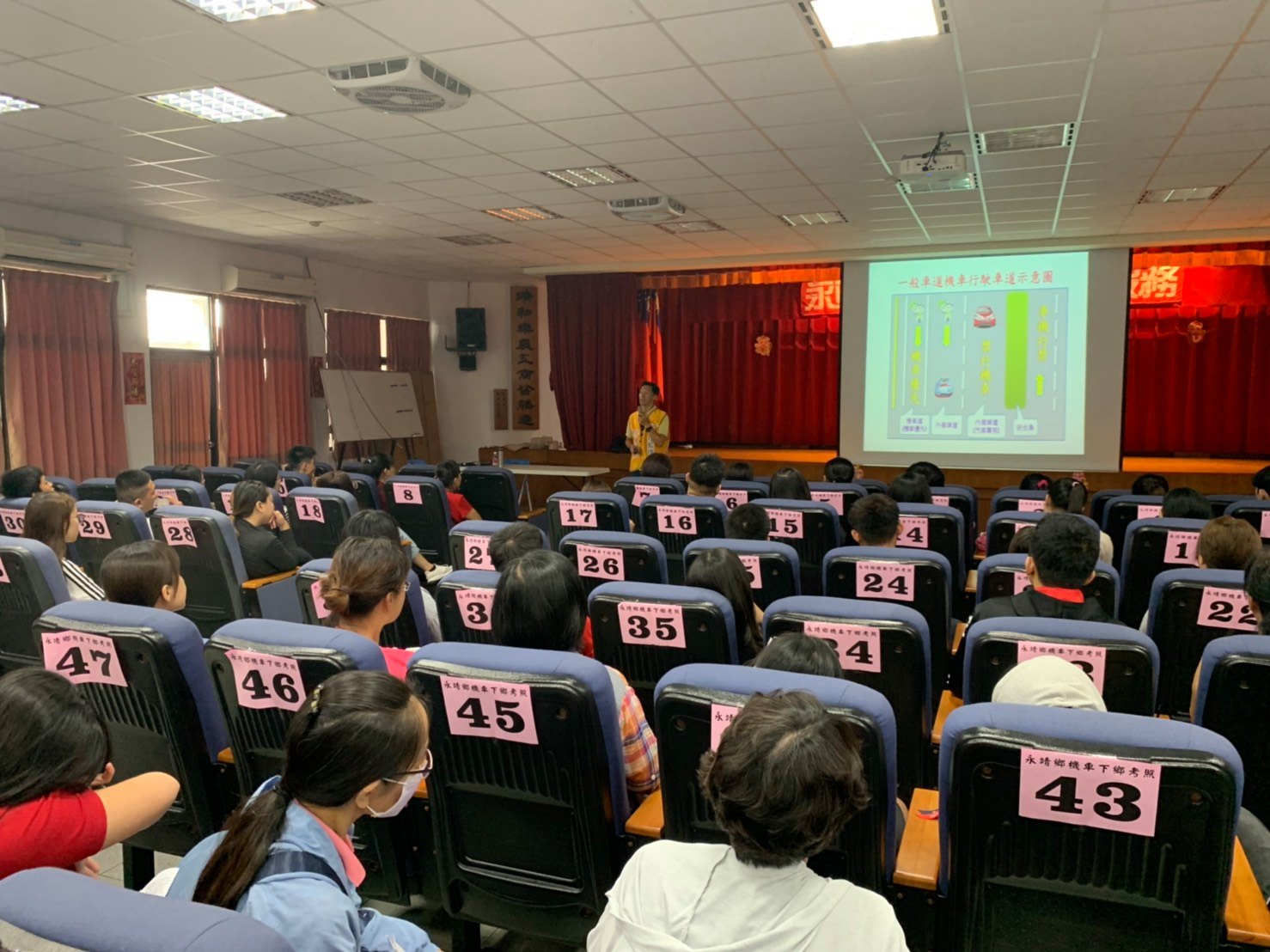 108年永靖鄉機車下鄉考照服務交通安全講習