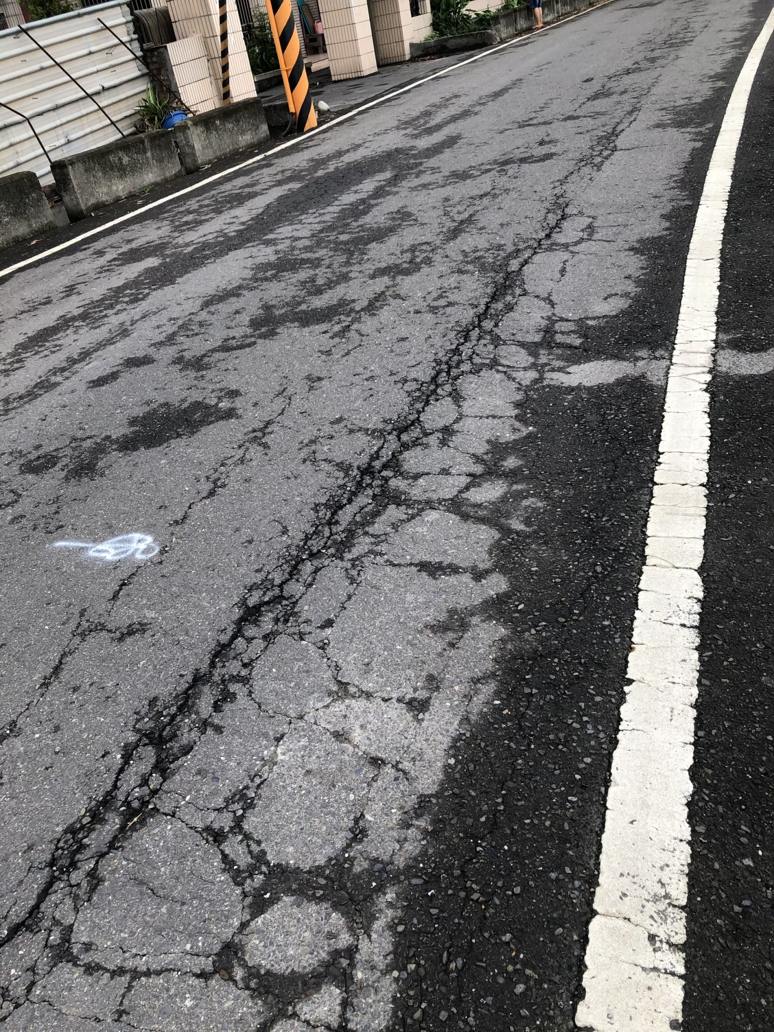 埤頭鄉崙子村崙子路（彰148）路面改善工程施工前照片