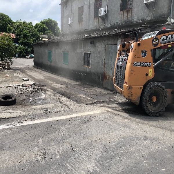 埤頭鄉斗苑東路453巷及崙子路343巷崙子路59-1號宅前施工中