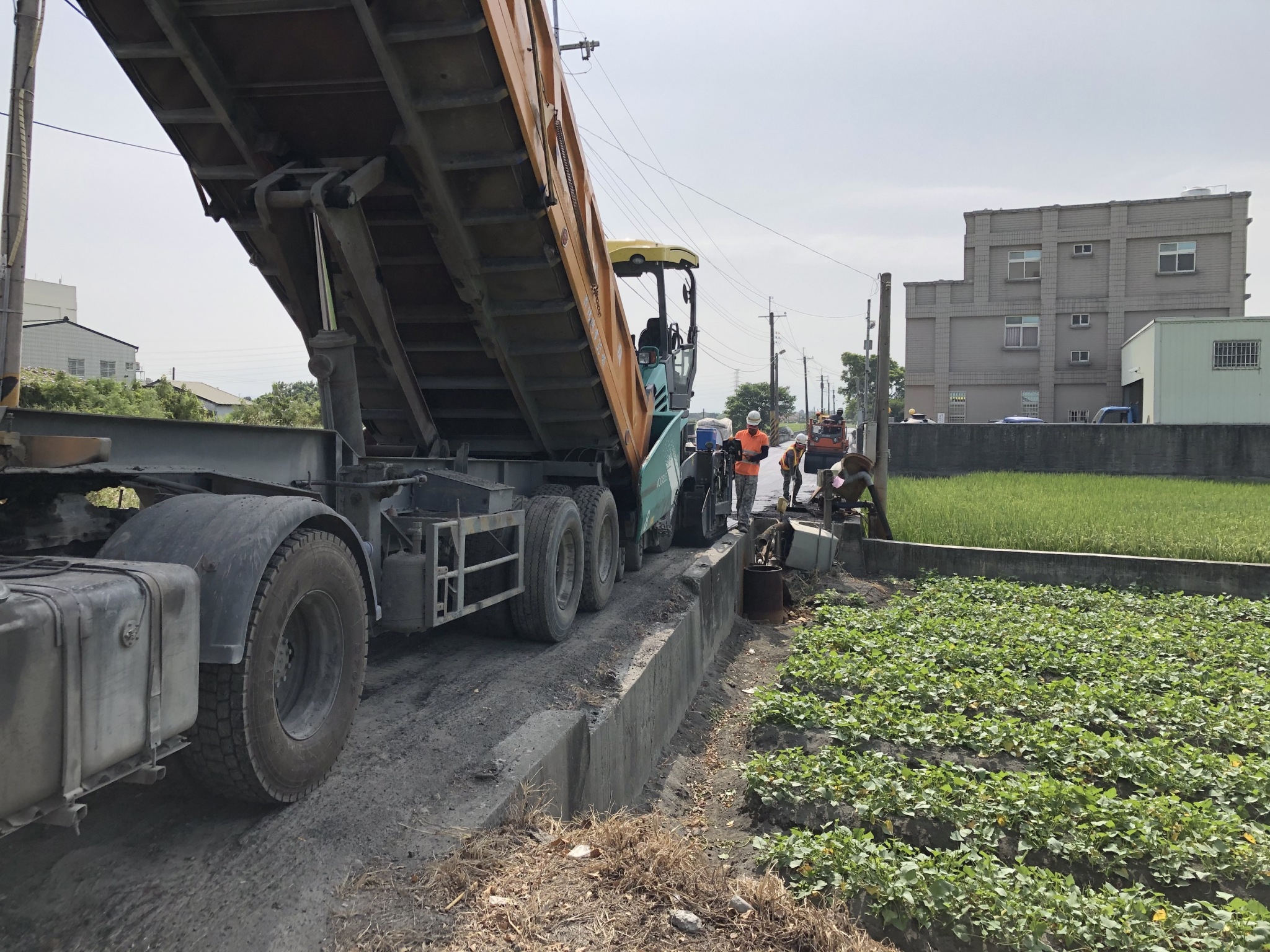 埤頭鄉斗苑東路453巷及崙子路343巷斗苑東路453巷施工中