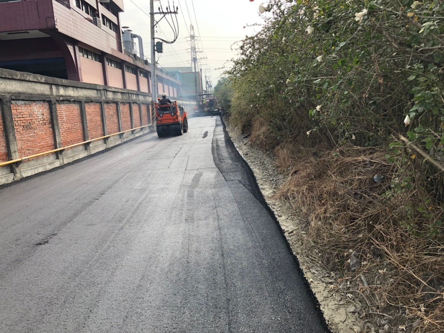 埤頭鄉興農村彰水路四段468巷路面改善工程路面-施工中照片