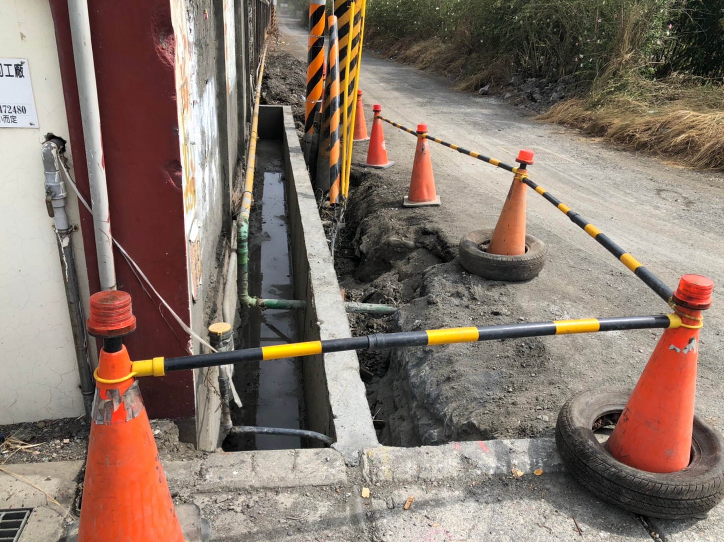 埤頭鄉興農村彰水路四段468巷路面改善工程排水溝-施工後照片