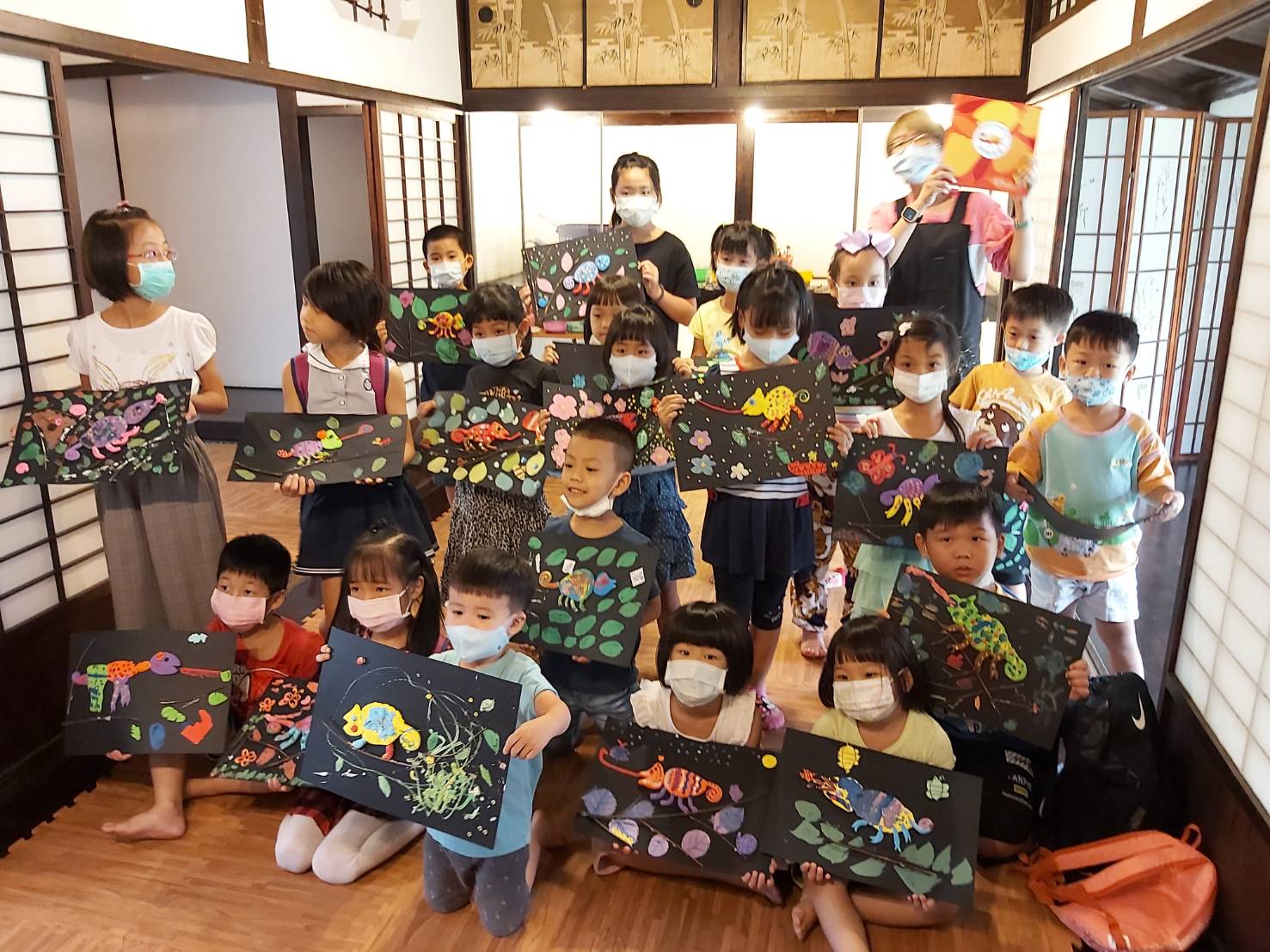 109年永靖鄉立圖書館活動花絮（活動日期：8/23、8/30、9/6）大合照