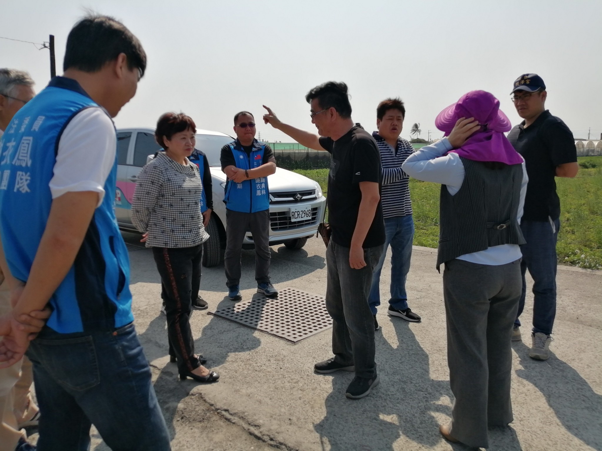 埤頭鄉新庄、庄內及永豐等村道路排水改善工程新庄村土地公廟前路面及水溝蓋改善