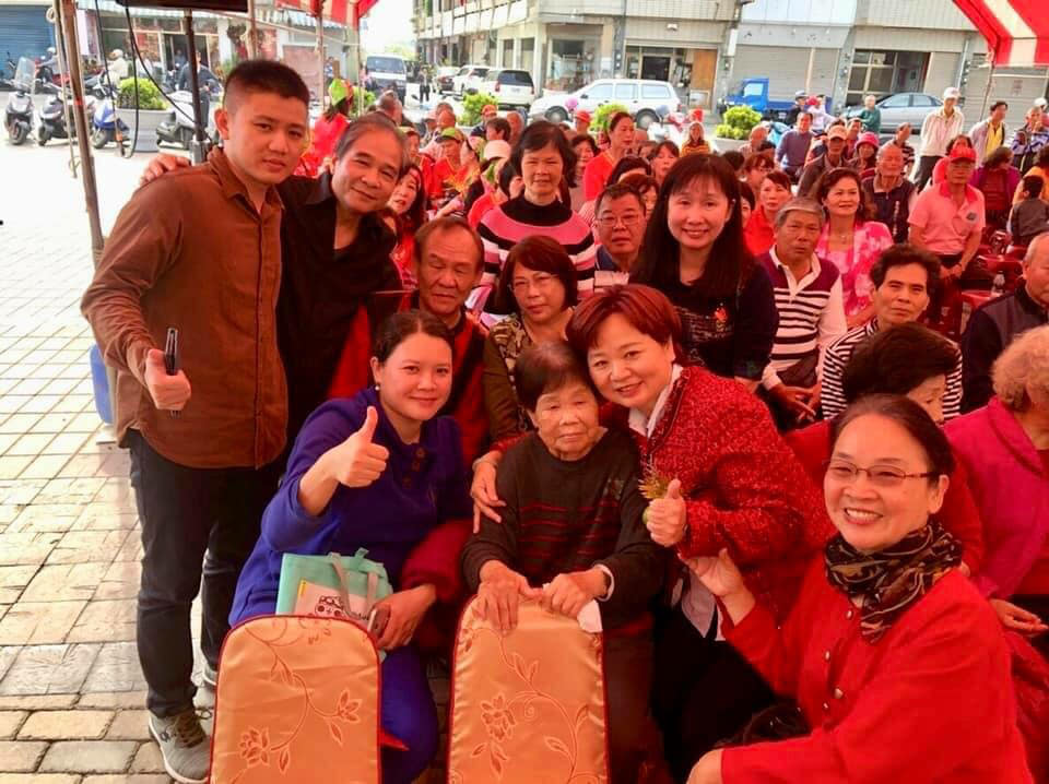 1080110埤頭鄉第18屆鄉長暨第21屆村長交接就職典禮杜鄉長家屬前來參與就職典禮